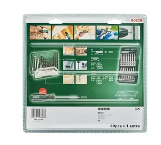 Bosch Mini X-Line 2607017655 Set 41 Inserti per Avvitatore con Porta Inserti