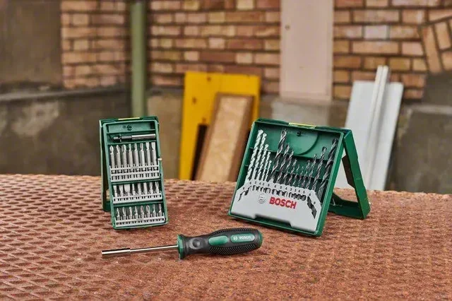 Bosch Mini X-Line 2607017655 Set 41 Inserti per Avvitatore con Porta Inserti