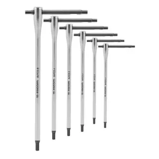 Set 6 Chiavi a Brugola Manico a T FACOM 84TCD.J6PB 2,5-8mm Acciaio Cromo Vanadio Professionale