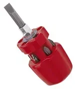 VIRAX 342521 Set Cacciavite Mini 6 Inserti Magnetici Compatto Kit Utensili Precisione