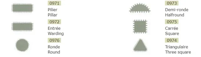 Set di 6 lime ad ago MOB Mondelin - Utensili di precisione per metallo e legno