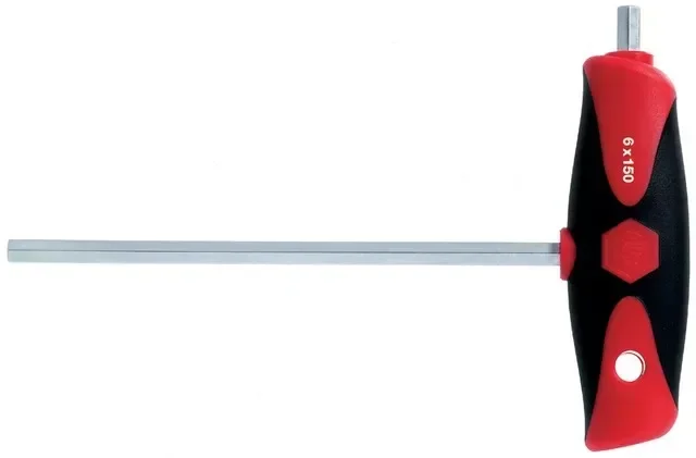 Jeu 6 tournevis hexagonaux ComfortGrip WIHA 26247 acier chrome-vanadium