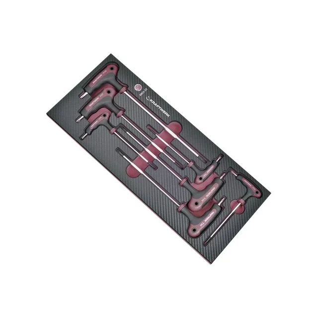Set di 7 inserti per cacciavite TX Torx Kraftwerk EVA3 - 4903-22