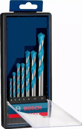 Coffret 7 forets multi-matériaux Bosch CYL-9 Expert Ø4-12mm