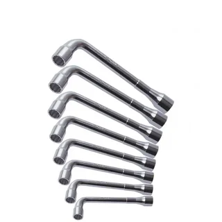 Coffret 8 clés à pipe débouchées KS TOOLS 8-24 mm chrome vanadium