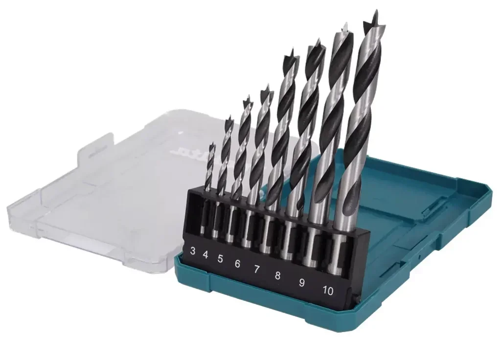 Coffret 8 forets bois Makita D-77257 pointe centrale précision