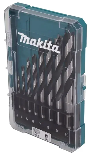 Makita D-77257 Holzbohrer Set 8-teilig Zentrierspitze Präzision