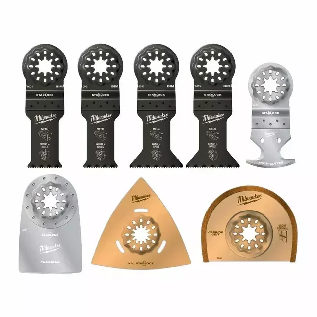 Pack of 8 MILWAUKEE 48906088 Multi-Tool Renovation Blades