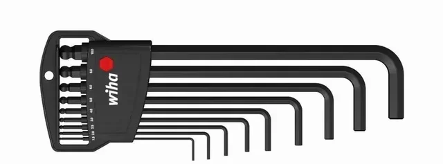 Set 9 chiavi a brugola testa sferica WIHA Classic 03992 con custodia