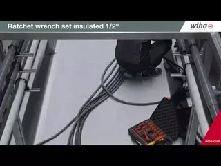 WIHA Isoliertes Ratschenschlüssel-Set 3/8" 21-teilig VDE 1000V - Ref. 43023