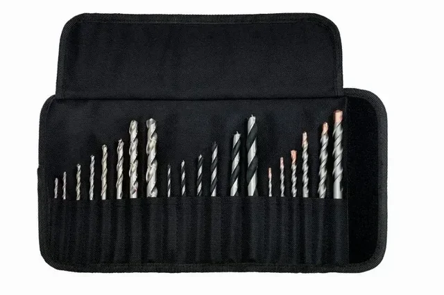 Jeu 20 forets métaux béton bois SP Metabo HSS-G 626729000