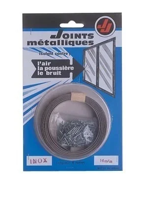 Joint d'étanchéité métallique inox JOURJON 18mm rouleau 6m réf. 050121