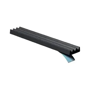 Guarnizione Sigillante ELTON Profilo K 15m Nero Spazi Ridotti 2-3mm Paraspifferi