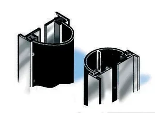 Protection anti-pincement porte double Jourjon 2,50m aluminium 36-44mm