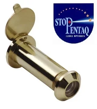 Judas optique Vigiestop 200° TORBEL laiton nickelé porte 33-63mm