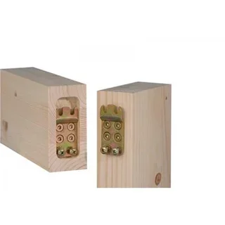 Assembleur Bois Acier Zingué K022DUO 62/30 - Jonction Invisible 100x50mm