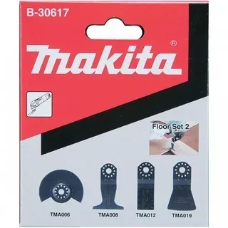 Kit 4 Makita B-67505 Starlock Wood Flooring Saw Blades TMA045/048/051/066