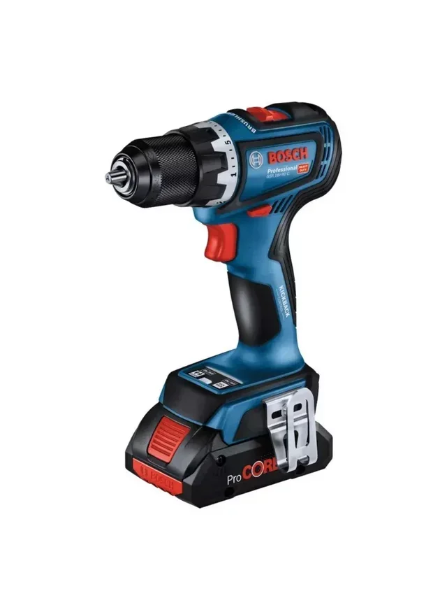Bosch Pro 18V 4-teiliges Werkzeug-Set: Bohrmaschine, Schrauber, Bohrhammer, Säbelsäge mit ProCore Akkus und L-Boxx Koffern