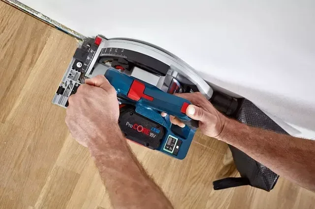 Bosch 18V ProCore 4-Tool Combo Kit: Plunge Saw, Jigsaw, Sander, Drill + 3 Batteries L-Boxx