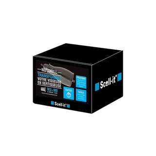Kit adaptateur visseuse sertisseuse écrous M3-M8 SCELL-IT