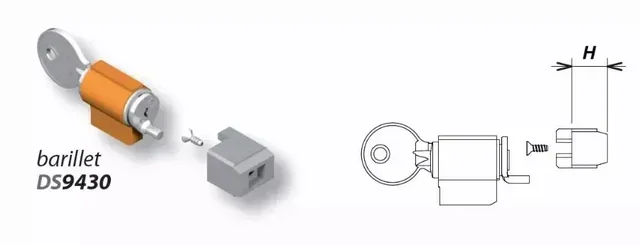 Kit barillet La Croisée DS 23-27 mm Solo Senzo 9431