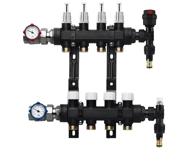 Kit colector polvo polímero negro S7 RBM 7+7 circuitos calefacción - 14150620