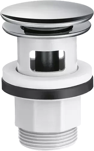 Chrome Engine Oil Drain Kit 50105000 with Pressure Valve Sink