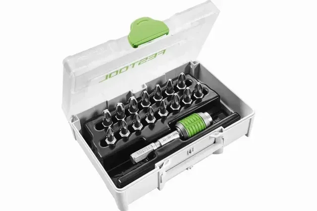 Festool SYS3 XXS CE-PZ BHS 60 Screwdriver Bit Set Wood Metal Plastic