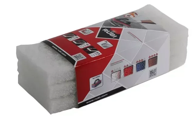 Kit Abrasivos Ultra Finos RUBI 20971 - Recambio Lijado Extra Suave Blanco 25x10cm