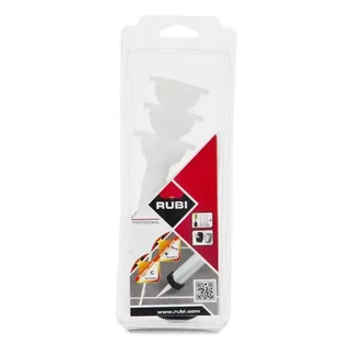 Kit Pezzi di Ricambio RUBI 65981 per Pistola Applicatrice di Fughe - Set Componenti di Ricambio per Utensile per Giunti Piastrelle