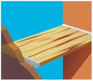 Kit Réparation Tablette 960 Blanc Lot 2 Supports Mural