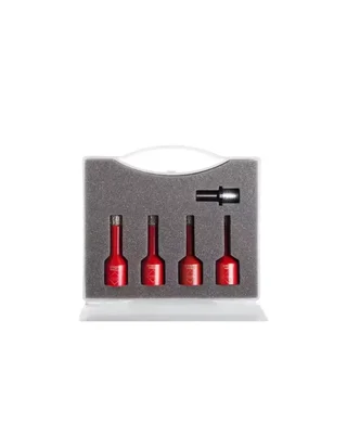 Kit Seghe a Tazza Diamantate Rubi Mini Drygres 6-12mm Ceramica Gres Porcellanato
