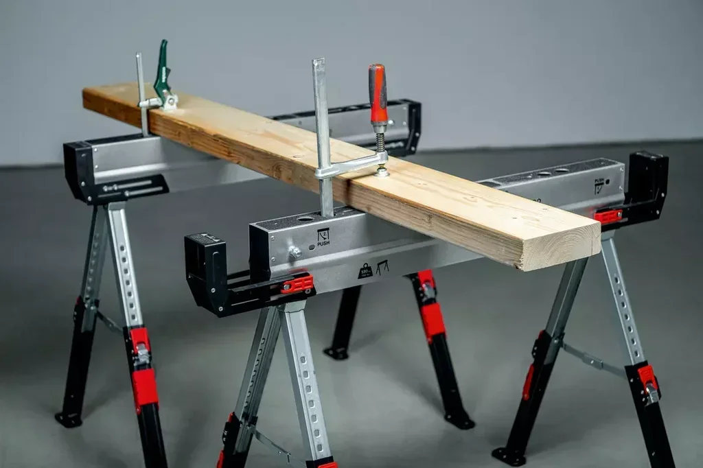 Kit support travail MAB 82 Metabo 626990000 - tréteaux professionnels réglables