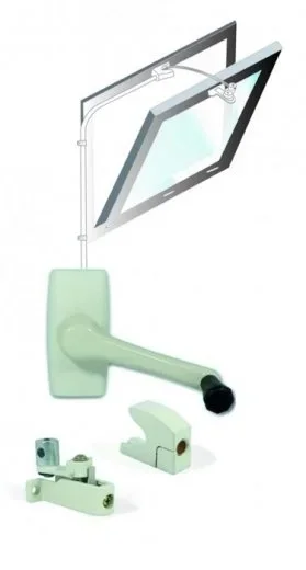 Kit Fermeture à Manivelle Windy 605 Noir SOUCHIER Châssis Abattant 6,05m