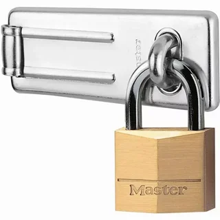 Cadenas Master Lock 140703EURD 40mm avec moraillon 89mm acier cémenté
