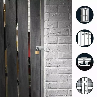 Cadenas Master Lock 140703EURD 40mm avec moraillon 89mm acier cémenté