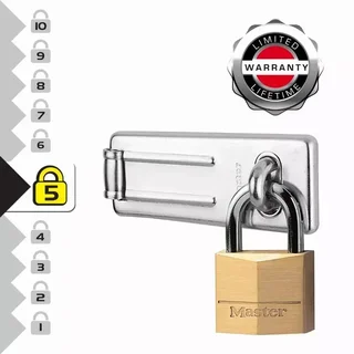 Cadenas Master Lock 140703EURD 40mm avec moraillon 89mm acier cémenté