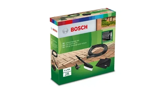 Kit Pulizia BOSCH F016800572 Spazzola Bassa Pressione Ugello 90° Accessorio Idropulitrice