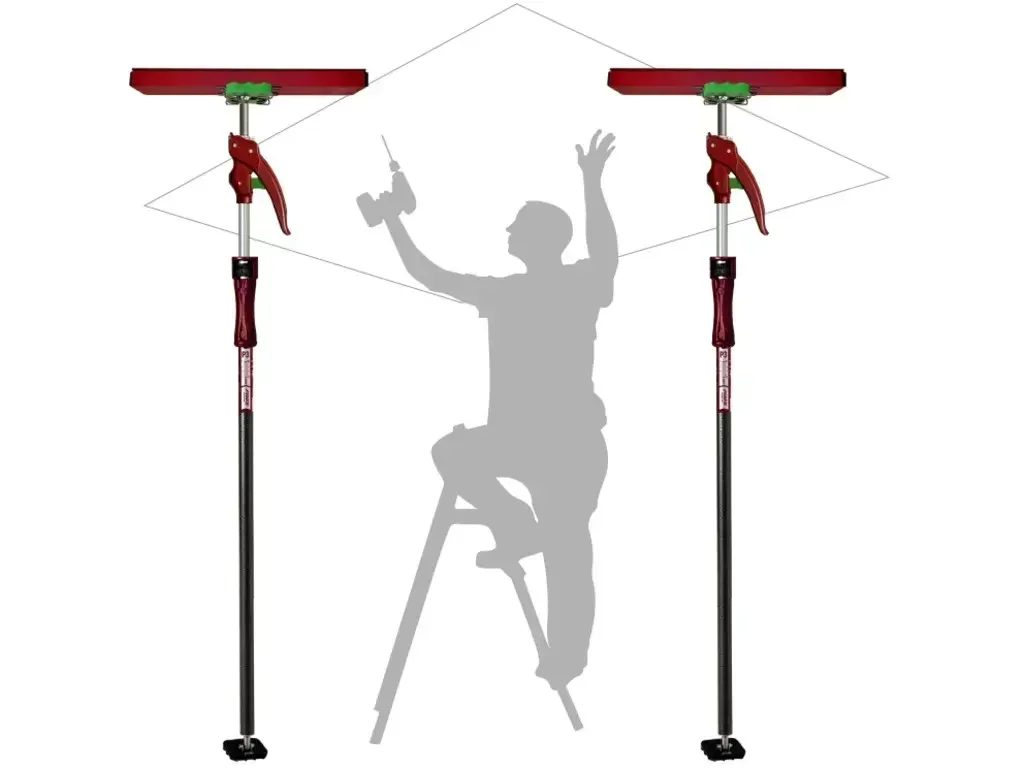 Kit étais télescopiques Piher 155-290 cm + accessoires plaque de plâtre