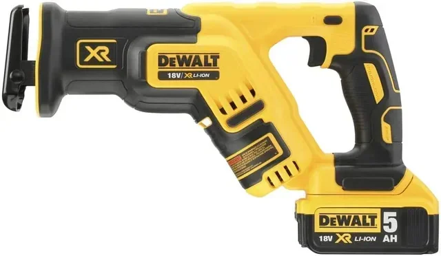 Sierra Sable DEWALT XR 18V 5Ah - Kit 2 Baterías TSTAK DCS367P2