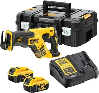 Sierra Sable DEWALT XR 18V 5Ah - Kit 2 Baterías TSTAK DCS367P2