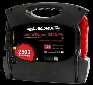 LACME Lac'Boost 2500-PB - Booster démarrage 12V 2500A batterie plomb 22Ah