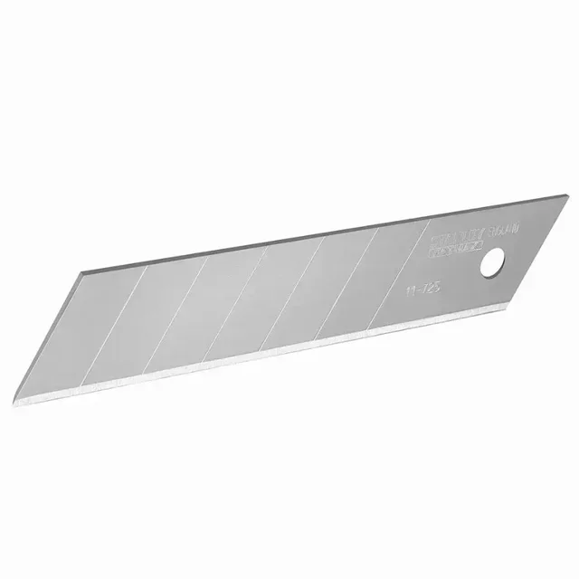 STANLEY 25mm Abbrechklinge 7 Segmente Cutterklinge Spender 5 Stück Teppichmesser Klingen - 0-11-725