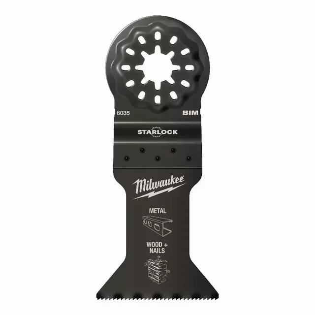 Milwaukee Multitool Blade 43x47 mm Bi-Metal Multi-Material Cutting STARLOCK