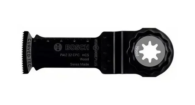 Hoja de sierra de inmersión Bosch BIM Plus PAIZ 32 EPC HCS madera Curved-Tec 50mm