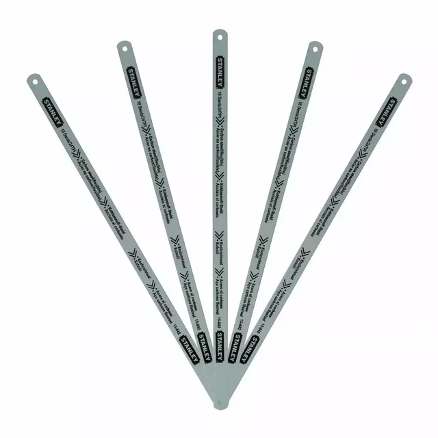 Lame de scie métaux flexible Lion 10 dents - Lot 5 lames 300mm acier carbone