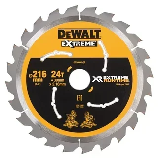 Lama sega troncatrice DEWALT XR FlexVolt DT995 carburo 3ª generazione durata estrema
