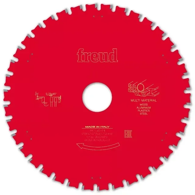 Lame scie circulaire FREUD Ø190mm 30mm alésage 38 dents carbure TiCo