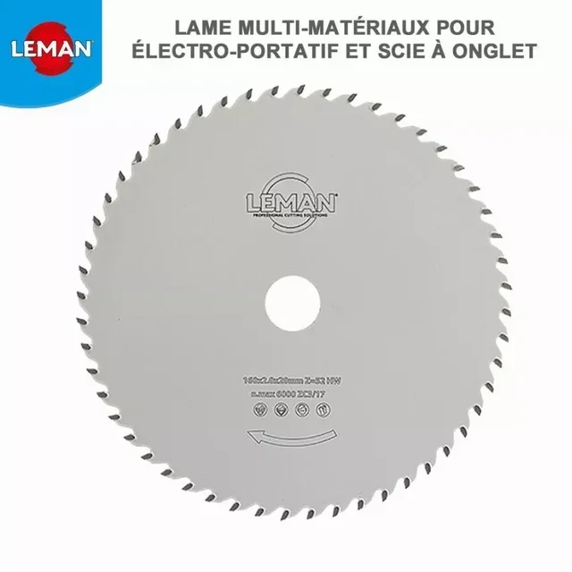 LEMAN Diamond Circular Saw Blade 160x20mm 8 Teeth Corian Trespa Cutting