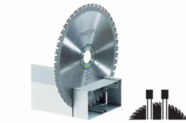 Lame scie circulaire FESTOOL 210mm Z36 tôle acier câbles métalliques 493351